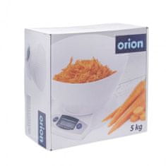 Orion plastová Kuchyňská váha digitální s miskou 5 kg 131808