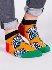 YOCLUB Yoclub Kotníkové vtipné bavlněné ponožky Vzory Barvy SKS-0086U-A600 Vícebarevné 27-30