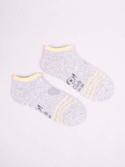 YOCLUB Yoclub Dívčí kotníkové bavlněné ponožky Vzory Barvy 6-pack SKS-0008G-AA00-002 Vícebarevné 31-34