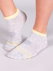 YOCLUB Yoclub Dívčí kotníkové bavlněné ponožky Vzory Barvy 3-pack SKS-0028G-AA30-001 Vícebarevné 31-34