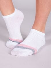 YOCLUB Yoclub Dívčí kotníkové bavlněné ponožky Vzory Barvy 3-pack SKS-0028G-AA30-001 Vícebarevné 31-34