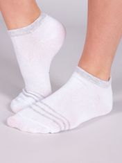 YOCLUB Yoclub Dívčí kotníkové bavlněné ponožky Vzory Barvy 3-pack SKS-0028G-AA30-002 Vícebarevné 35-38