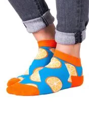 YOCLUB Yoclub Kotníkové vtipné bavlněné ponožky Vzory Barvy SKS-0086U-A100 Vícebarevné 27-30