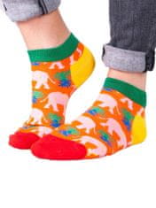 YOCLUB Yoclub Kotníkové vtipné bavlněné ponožky Vzory Barvy SKS-0086U-A300 Vícebarevné 31-34