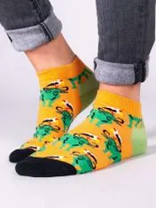 YOCLUB Yoclub Kotníkové vtipné bavlněné ponožky Vzory Barvy SKS-0086U-B200 Vícebarevné 43-46