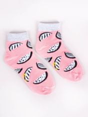 YOCLUB Yoclub Dívčí bavlněné ponožky Vzory Barvy 6-pack SKA-0023G-AA00-002 Vícebarevné 39-41