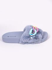 YOCLUB Yoclub Dámské sandály Slide OKL-0067K-2800 Grey 37