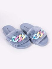 YOCLUB Yoclub Dámské sandály Slide OKL-0067K-2800 Grey 37