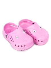 YOCLUB Yoclub Dívčí boty Crocs Slip-On Sandals OCR-0045G-0600 Pink 29