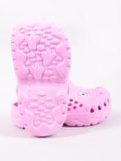 YOCLUB Yoclub Dívčí boty Crocs Slip-On Sandals OCR-0045G-0600 Pink 29