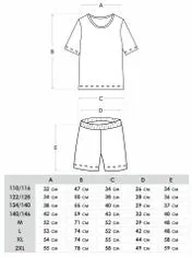 YOCLUB Yoclub Chlapecké krátké bavlněné pyžamo PIA-0032C-A110 Vícebarevné 122-128