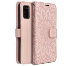 FORCELL Pouzdro MEZZO pro Samsung Galaxy A03 (SM-A035) mandala rose gold