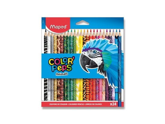 Maped Pastelky ColorďPeps Animals 24 barev