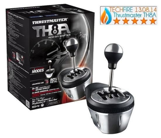 Diskus Thrustmaster Řadící páka TH8A Shifter Add-On pro PC, PS3/4/5, PS4 PRO a Xbox One, series X(4060059)