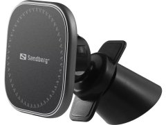 Sandberg In Car Wireless Magnetic Charger 15W, bezdrátová autonabíječka Qi