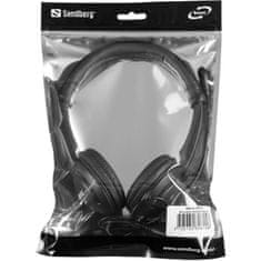 Sandberg PC sluchátka MiniJack SAVER headset s mikrofonem, černá