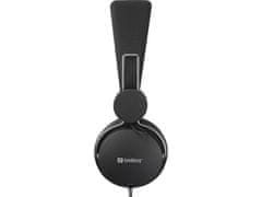 Sandberg PC sluchátka MiniJack headset s Line-Mic, černá