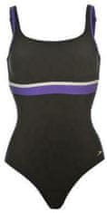 Speedo - Contour One Piece Swimsuit Ladies – Black/Blue - L