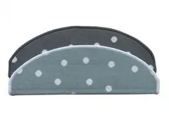 eoshop Schodišťové nášlapy Puntíky (Varianta: Puntík mintový půlkruh 24 x 65 cm)