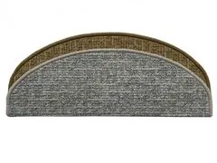 eoshop Nášlapy na schody Alassio (půlkruh a obdélník) (Varianta: Alassio hnědý 28 x 65 cm půlkruh)