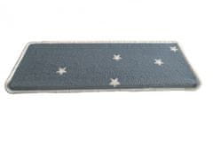 eoshop Nášlapy na schody Hvězdičky (Varianta: Hvězdička modrá 28 x 65 cm půlkruh)