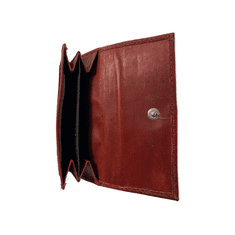 Dailyclothing Dámská kožená peněženka - hnědá 449