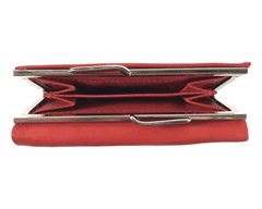 Dailyclothing Dámská kožená peněženka 3110 Barva: Červená