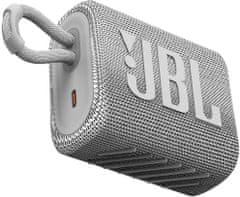 JBL GO3, bílá