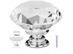 OEM Nábytková rukojeť Crystal Furniture Knob 30 Mm