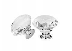 OEM Nábytková rukojeť Crystal Furniture Knob 30 Mm