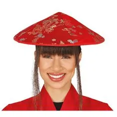 Fiestas Guirca Japonský klobouk červený