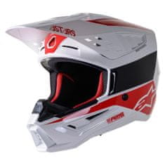 Alpinestars přilba S-M5 2022 Bond černo-bílo-červená 2XL