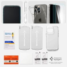 Spigen Crystal Pack silikonové pouzdro na iPhone 14 PRO MAX 6.7" Crystal clear