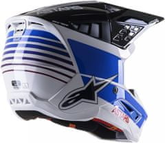 Alpinestars přilba S-M5 2022 Speed glossy černo-modro-bílo-červená 2XL