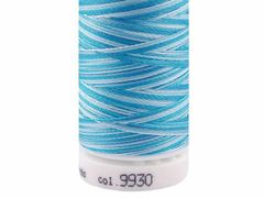 Kraftika 1ks baby blue nitě poly sheen multi mettler 200 m