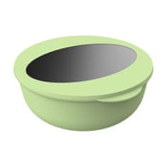 Elasto Food-Bowl "ToGo", 2,2 l, společenská zelená/Transparentní