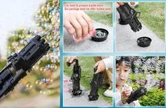 Effly Pronett XJ4396 Bublinková pistole - Bubble Gun zlatá