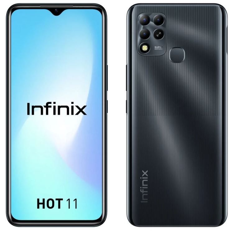 Infinix Hot 11 4GB/64GB Polar Black