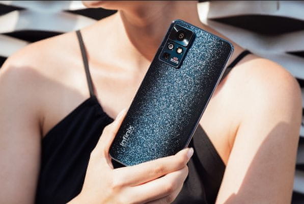  moderní mobilní dotykový telefon smartphone infinix zero x pro 4g Bluetooth wifi dlouhá výdrž skvělý fotoaparát amoled displej fm rádio 