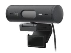 Logitech Brio 500, šedá USB (960-001422)