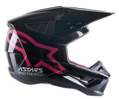 Alpinestars přilba S-M5 2022 Compass černo-růžová 2XL