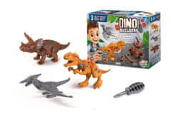 Buki France BUKI DinoBuilders Stavebnice 3 dinosaurů