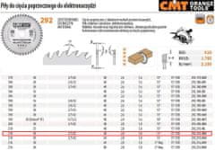 CMT Příčná pila, dokončovací Hm 210X30X2,8/1,8 Z=48