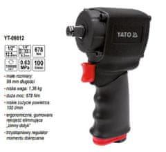 YATO PNEUMATICKÝ NÁRAZOVÝ KLÍČ YATO 1/2 "678 Nm KR