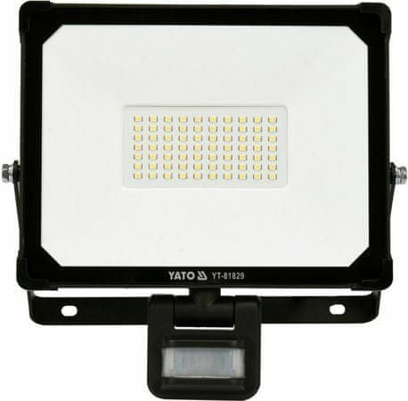 YATO Reflektor Smd Led 50W 5000Lm s detektorem pohybu