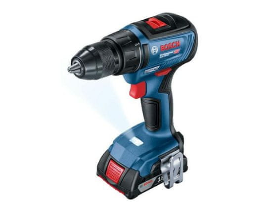 Bosch Vrtačka/šroubovák 18V 50/24Nm 2.0Ah + 5.0Ah Brushless Gsr 18 V-50 L-Case