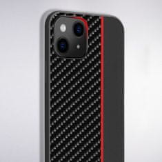 MobilPouzdra.cz Kryt Carbon Protect pro Xiaomi Redmi Note 10/Note 10S/Poco M5S , barva černá with , barva červená stripe