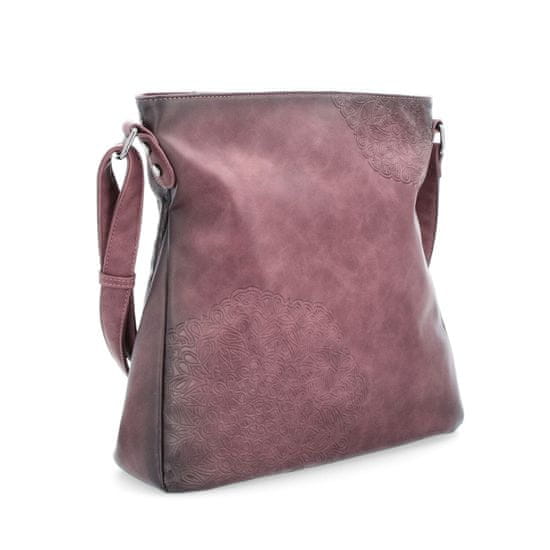 INDEE vínová kabelka crossbody 6288 BO