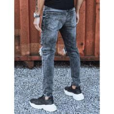 Dstreet Pánské kalhoty džínové GRADY tmavě šedé ux3835 s30
