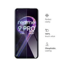 MobilMajak Tvrzené / ochranné sklo na Realme 9 Pro, průhledné- Blue Star
